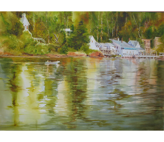 Julie Creighton - "Roche Harbor Reflections"